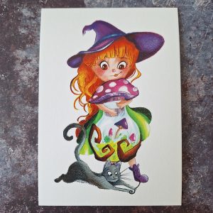 Illustration "Sorcière malicieuse"