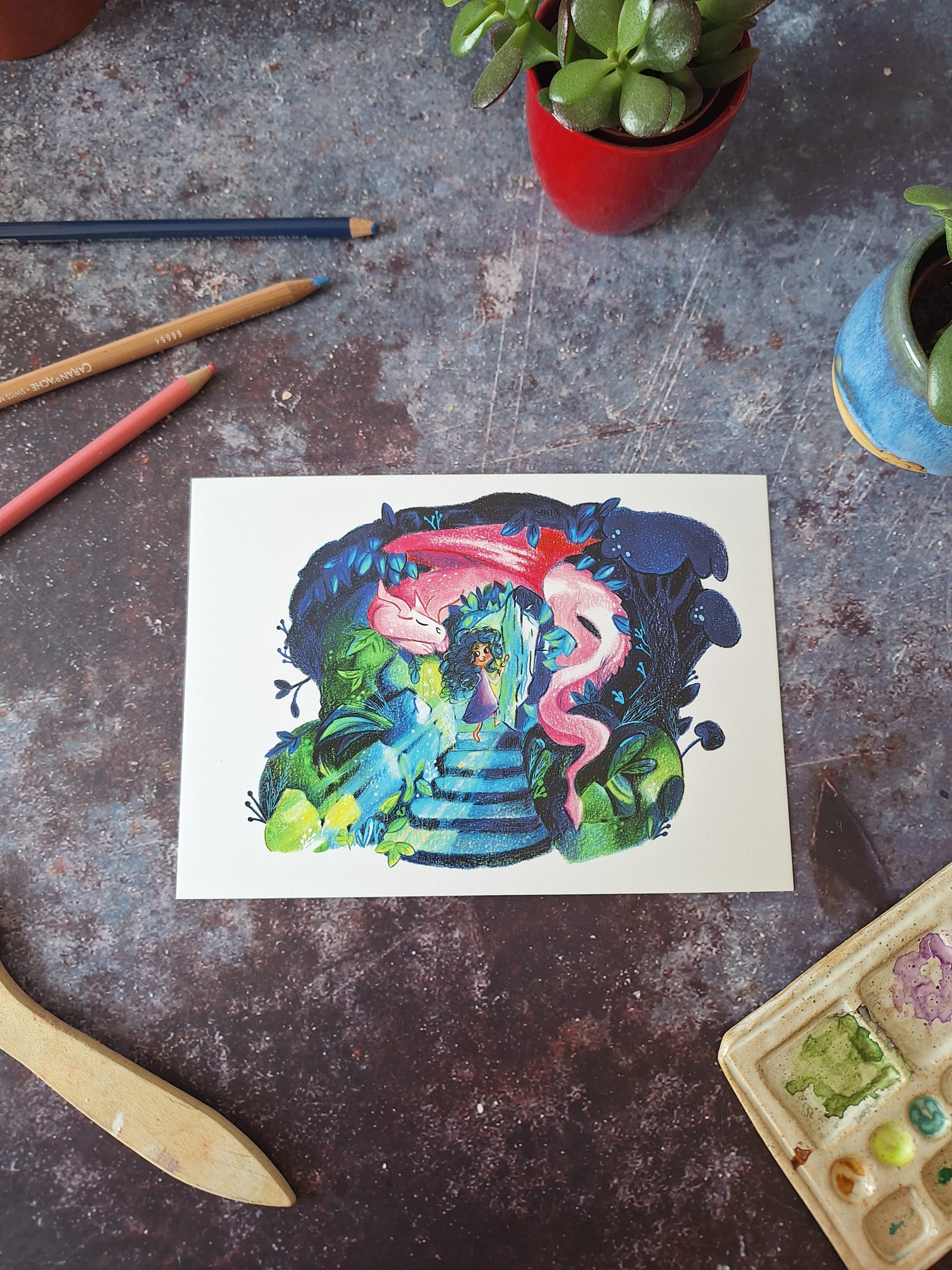 Illustration "le gardien des secrets"