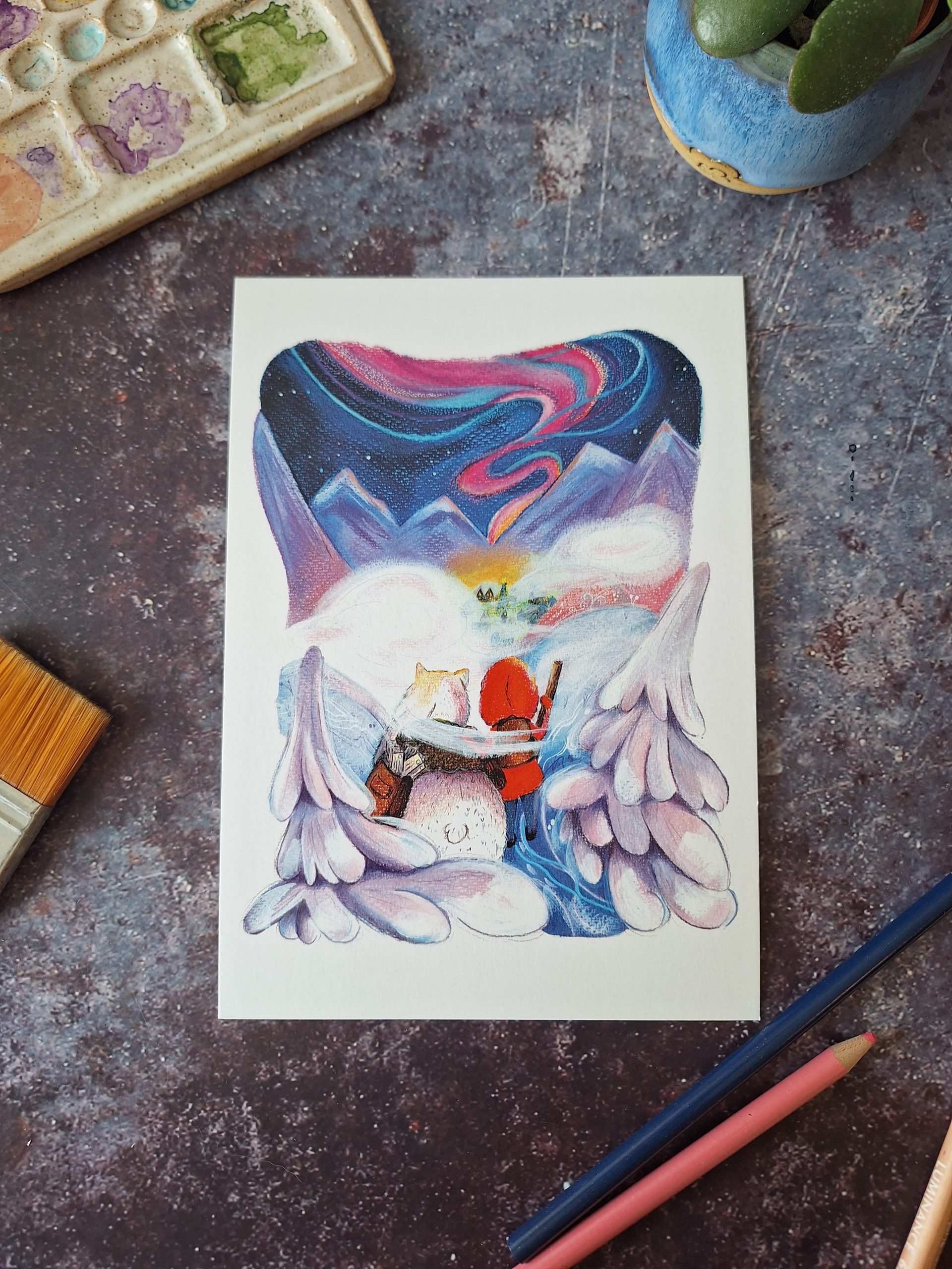 Illustration "Les Messagers de l’hiver"