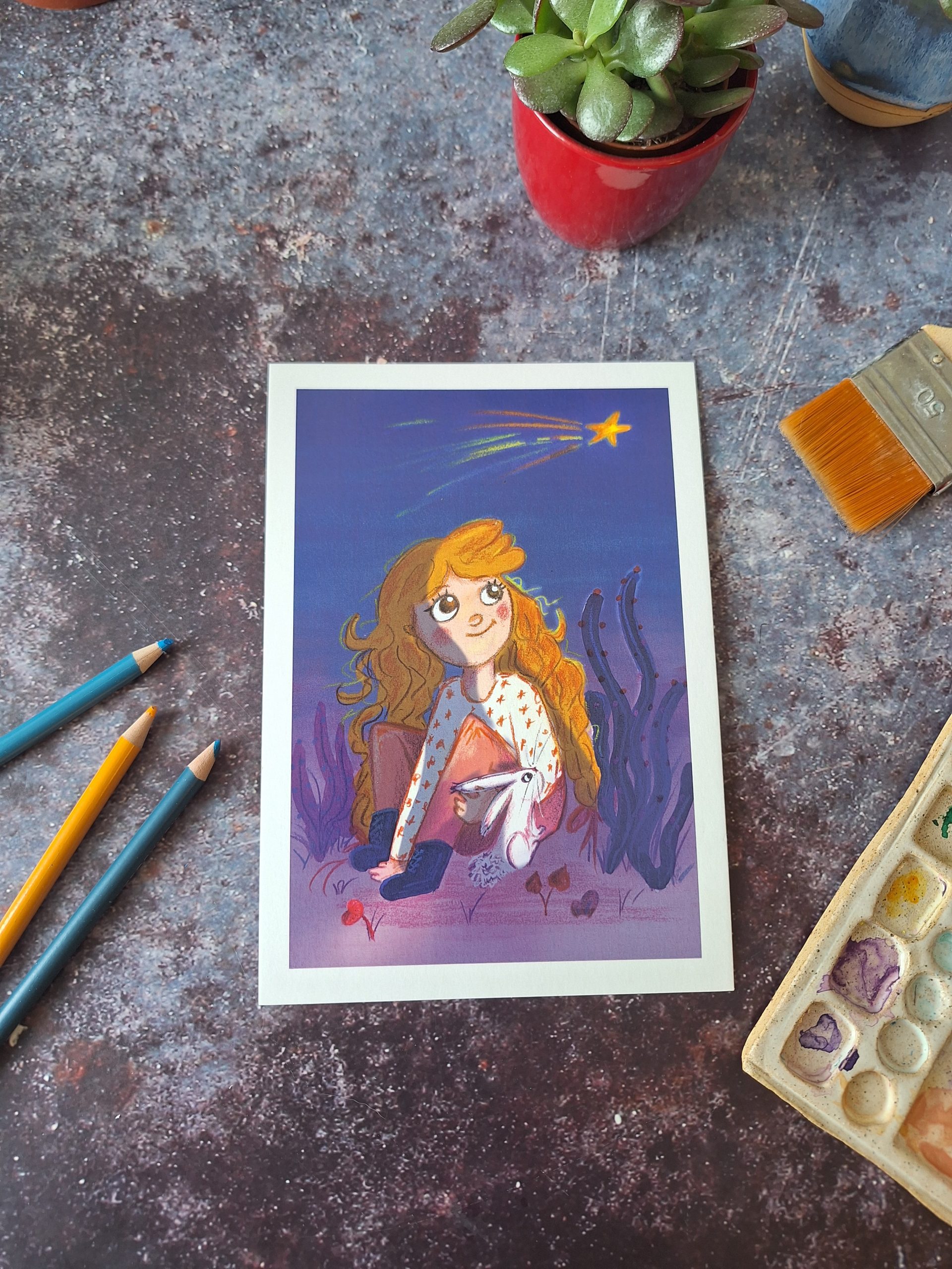 Illustration "Sous les étoiles"