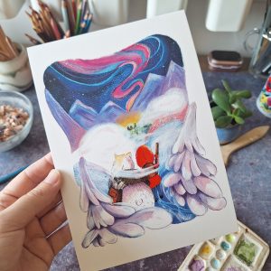 Illustration "Les Messagers de l’hiver"