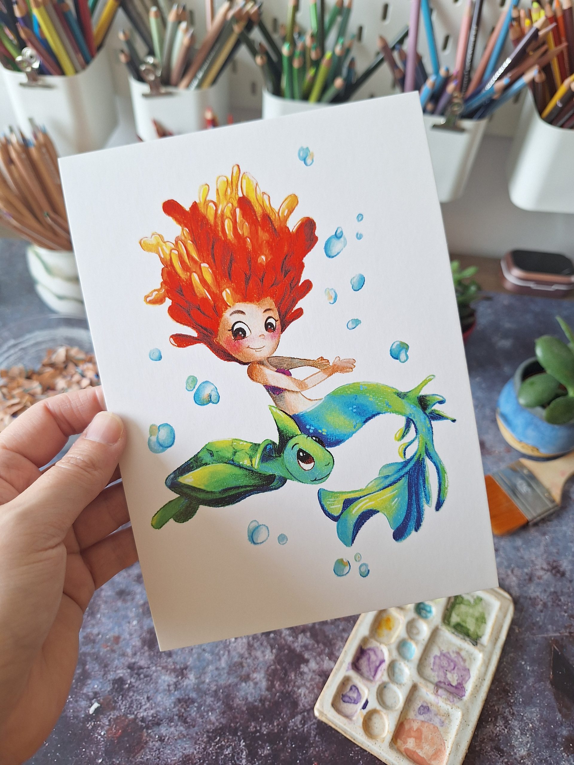 "Une amitié sous l'océan" illustration