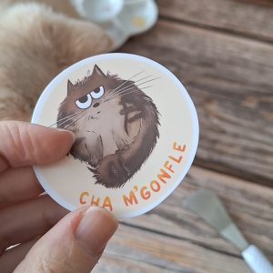 Sticker “Cha m’gonfle”