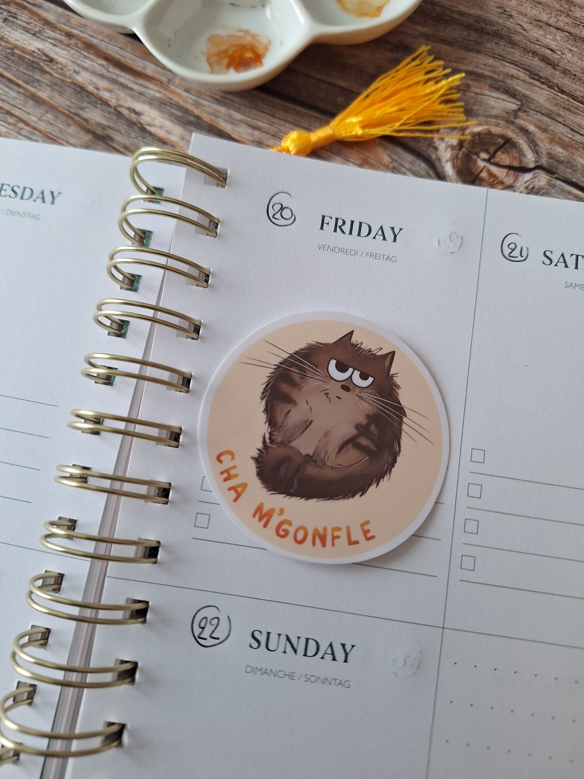 sticker cha m'gonfle