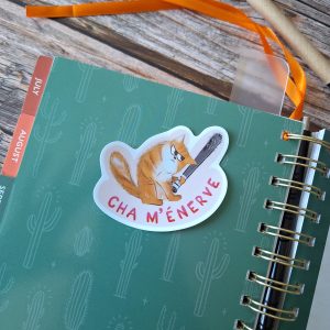 Sticker “Cha m’énerve”