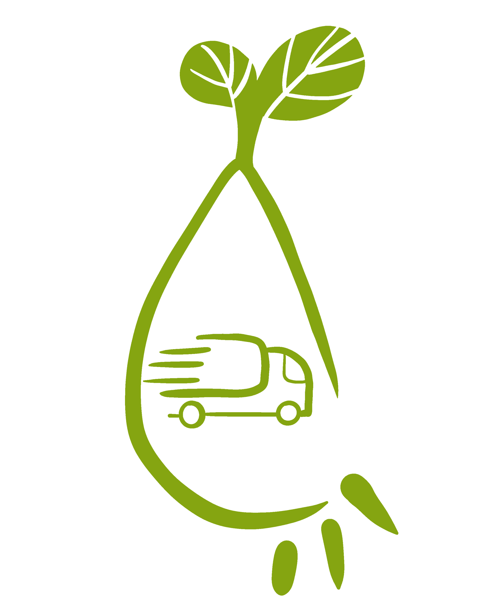 Icône d'un camion de livraison, symbole d'une expédition soignée