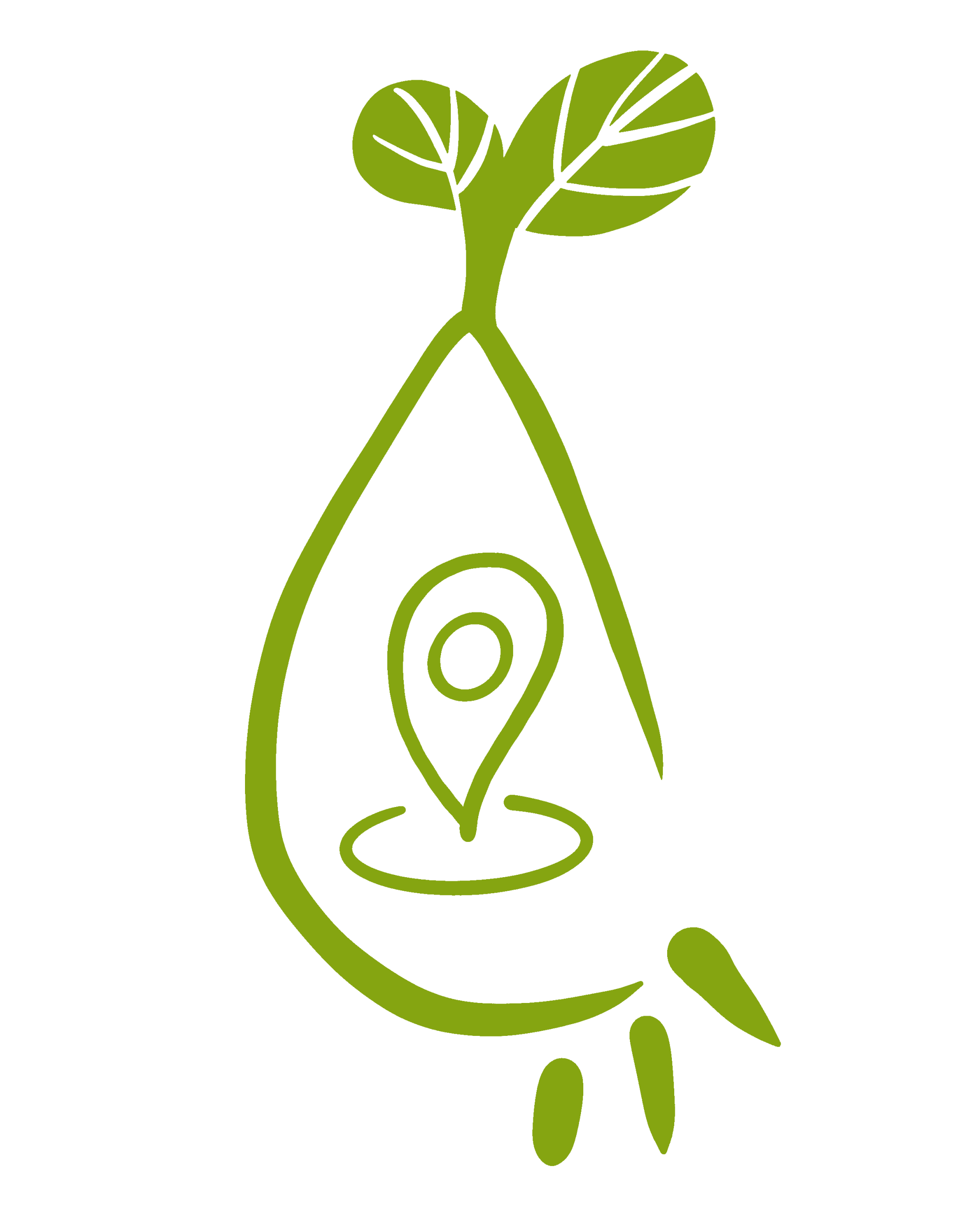 Icône d'une épingle de localisation, symbole du fait main en Alsace